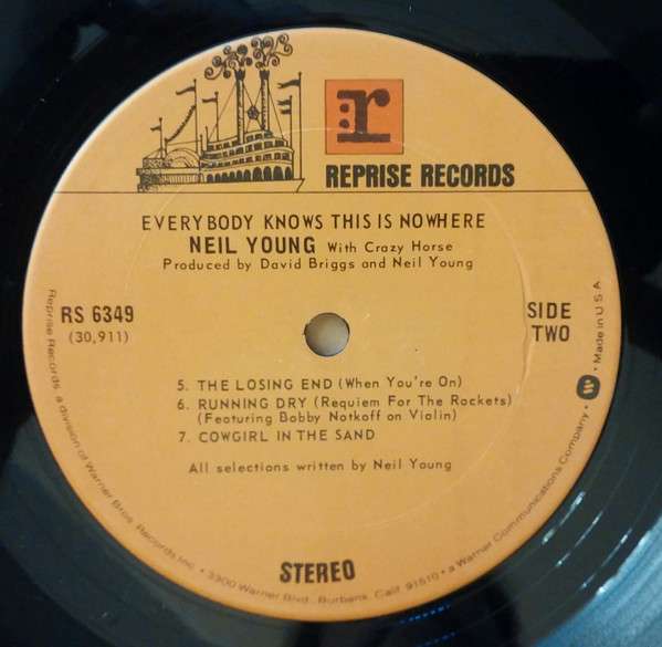 Everybody Knows This Is Nowhere - Young, Neil