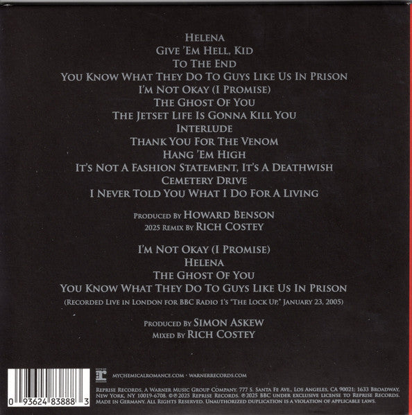 Three Cheers For Sweet Revenge - My Chemical Romance