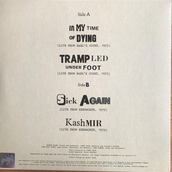 Live Ep - Led Zeppelin [LP]