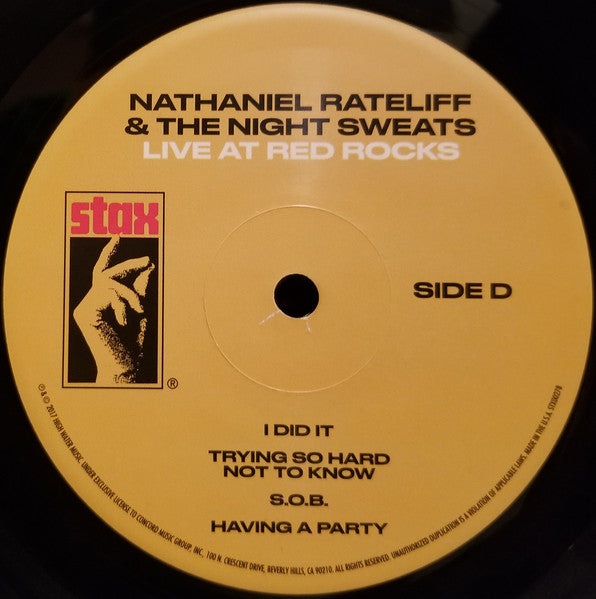 Live At Red Rocks  - Rateliff, Nathaniel And The Night Sweats