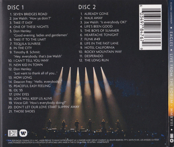Live From The Forum Mmxviii - Eagles