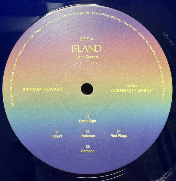 Live From Austin City Limits [Electric Blue LP] - Howard, Brittany