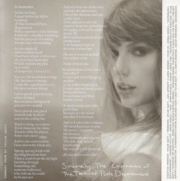 The Tortured Poets Department - Swift, Taylor