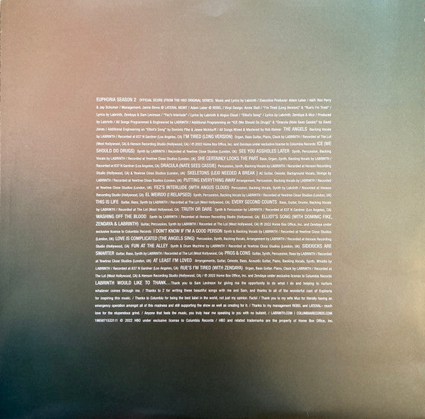 Euphoria Season 2 (Original Score From The Hbo Ser - Labrinth