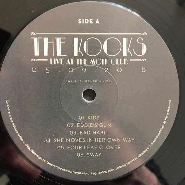 Live At The Moth Club 05.09.2018 - Kooks