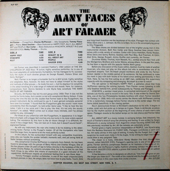 The Many Faces Of Art Farmer - Farmer, Art