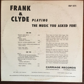 Playing The Music You'Ve Asked For - Frank And Clyde