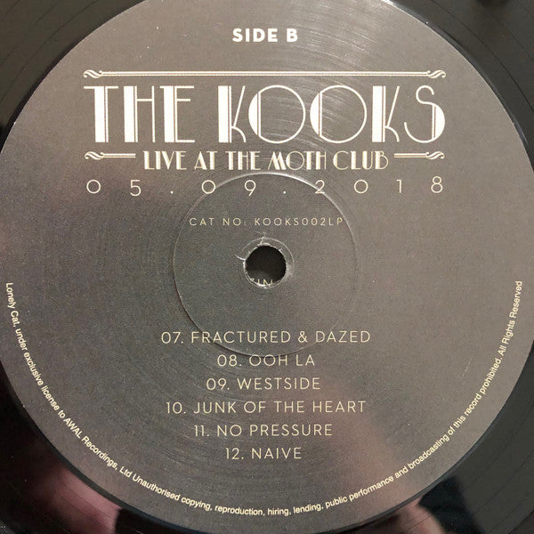Live At The Moth Club 05.09.2018 - Kooks