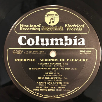 Seconds Of Pleasure - Rockpile