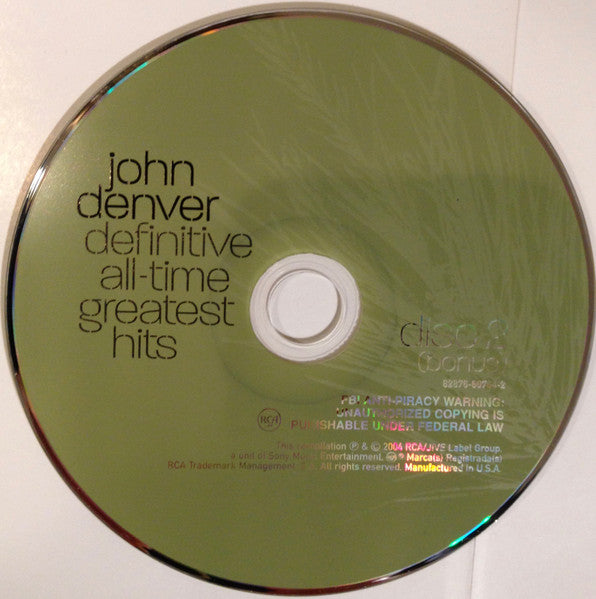 Definitive Greatest Hits - Denver, John