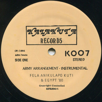 Army Arrangement - Kuti, Fela