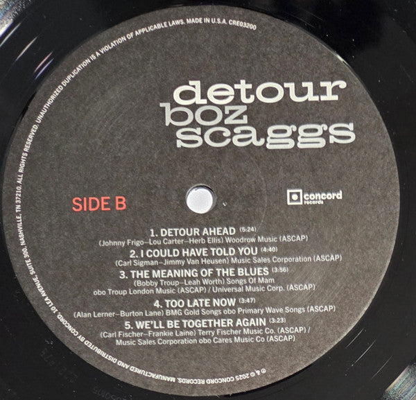 Detour  - Scaggs, Boz
