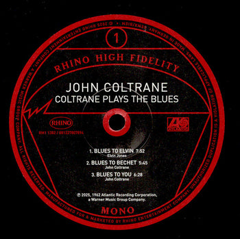 Coltrane Plays The Blues - Coltrane, John