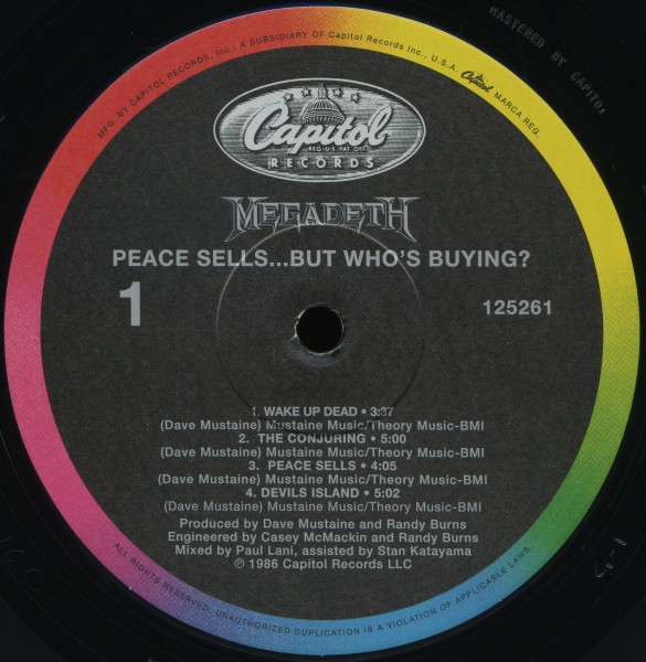 Peace Sells... But Who's Buying? - Megadeth