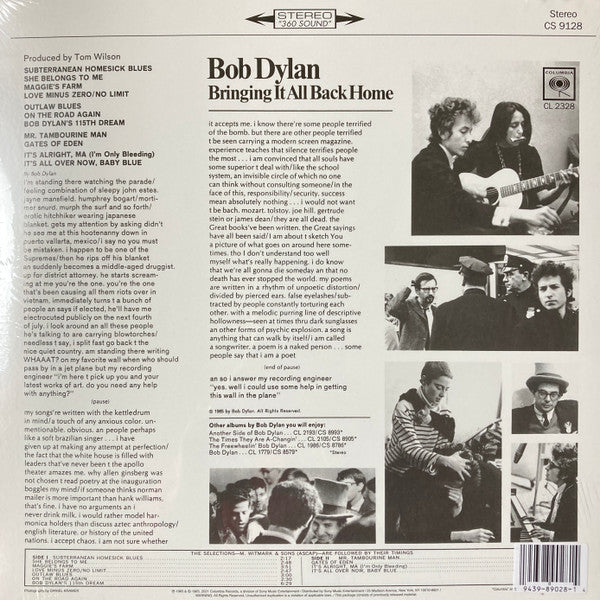Bringing It All Back Home - Dylan, Bob