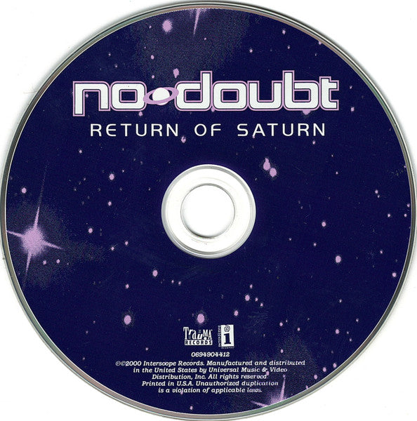 Return Of Saturn - No Doubt
