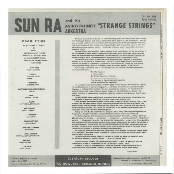 Strange Strings (Expanded Edition) - Sun Ra / Astro Infinity Arkestra