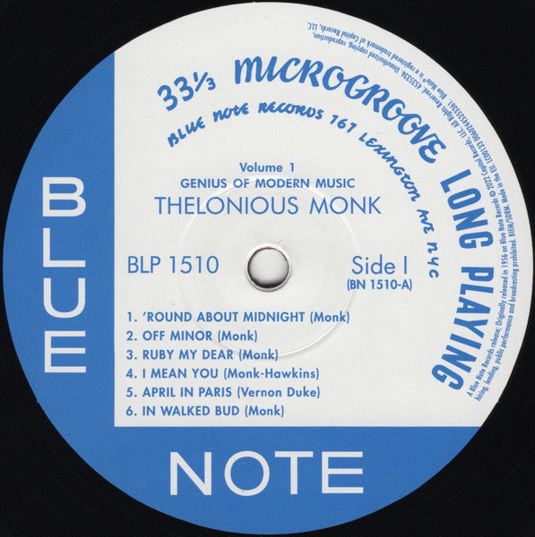 Genius Of Modern Music - Monk, Thelonious