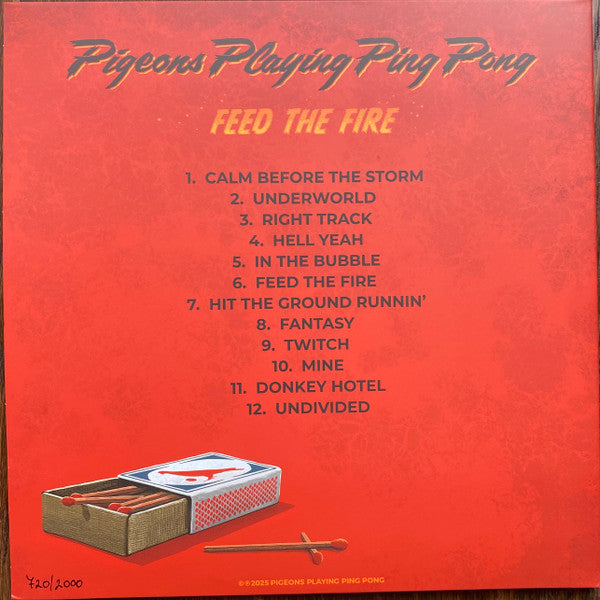 Feed the Fire - Pigeons Playing Ping Pong