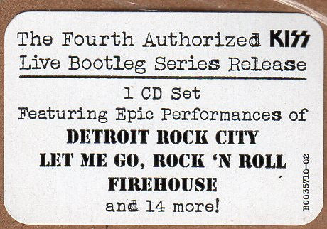 Kiss Off The Soundboard: Live In Des Moines 1977 - Kiss