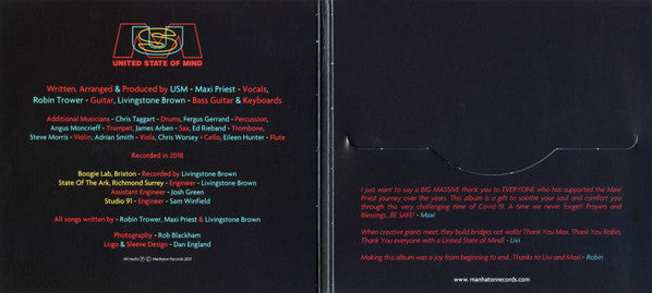 United State Of Mind - Trower, Robin / Maxi Priest / Livingstone Brown