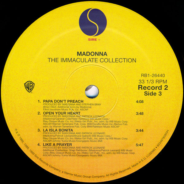 Immaculate Collection - Madonna