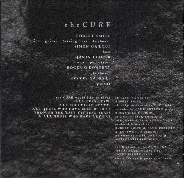 Songs Of A Lost World - Cure