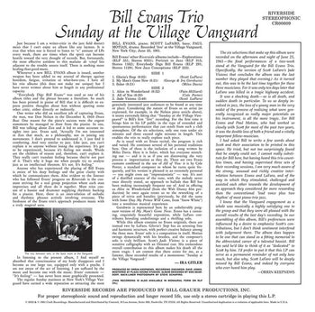 Sunday At The Village Vanguard - Evans, Bill