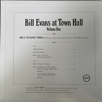 At Town Hall Vol 1 - Evans, Bill