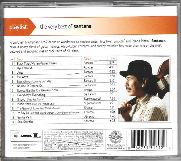 Playlist: Very Best of - Santana [CD]