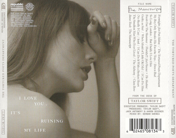 The Tortured Poets Department - Swift, Taylor