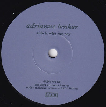 Once A Bunch / Who Can Say - Lenker, Andrianne