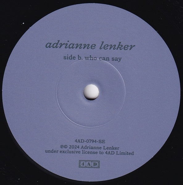 Once A Bunch / Who Can Say - Lenker, Andrianne
