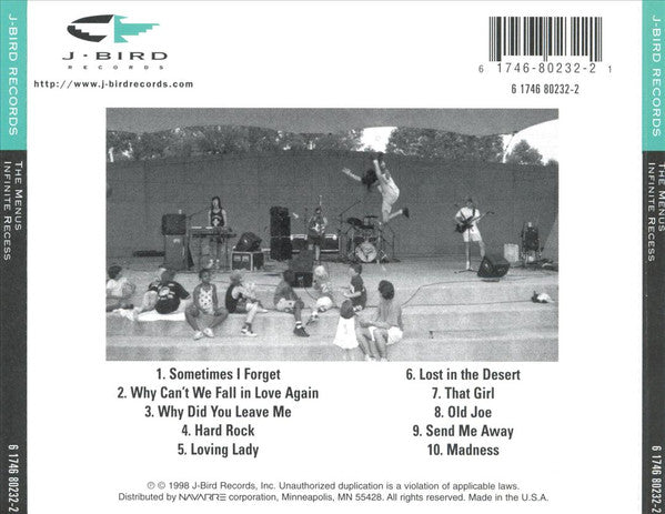 Infinite Recess - Menus, The