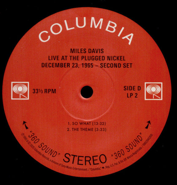 Live at the Plugged Nickel: December 23, 1965 - Davis, Miles