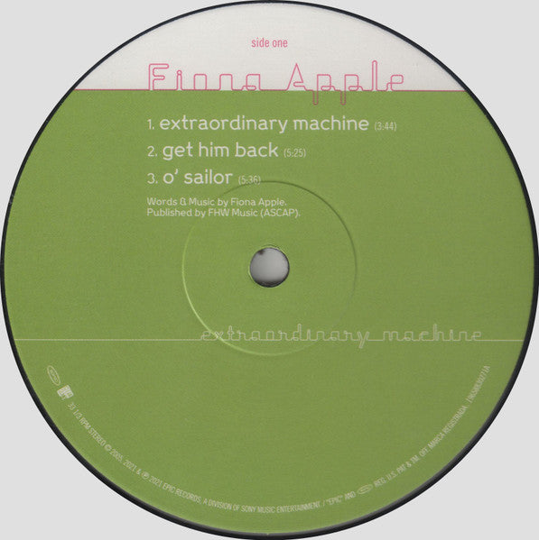 Extraordinary Machines - Apple, Fiona
