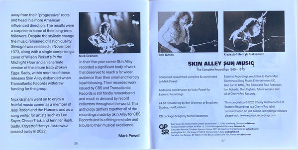 Sun Music: The Complete Recordings 1969-1973 - Rem - Skin Alley