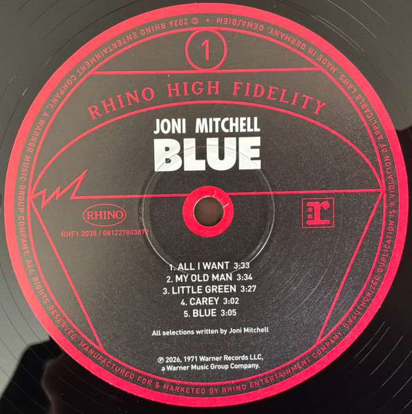 Pre-Order: Blue [Rhino Hi-Fi, Brick & Mortar Exclusive] - Joni Mitchell