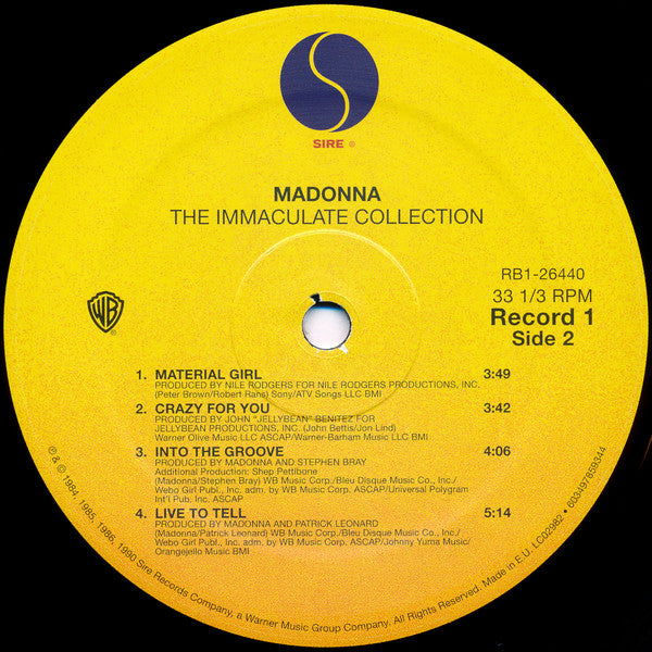 Immaculate Collection - Madonna