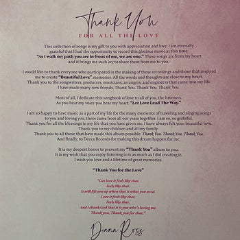 Thank You - Ross, Diana