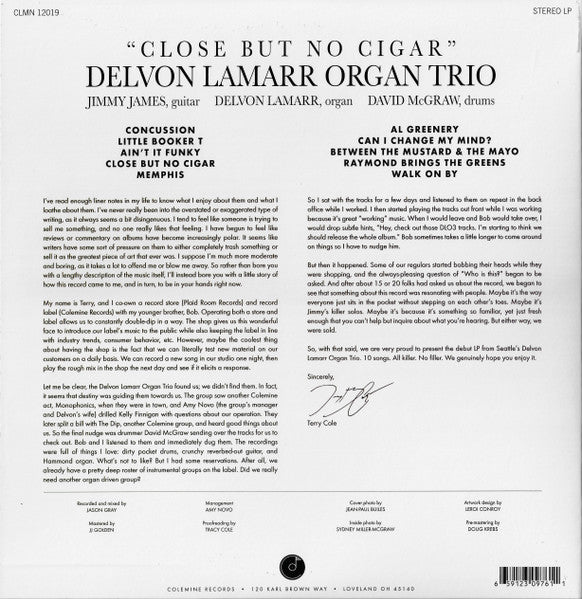 Close But No Cigar - Lamarr, Delvon Organ Trio