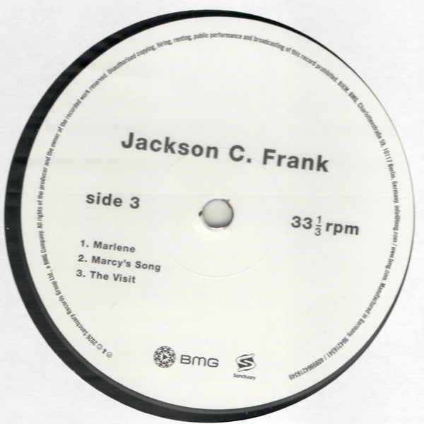 JACKSON C. FRANK - FRANK,JACKSON C.