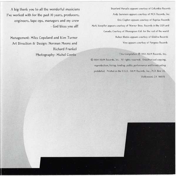 Fields Of Gold: The Best Of Sting 1984-1994 - Sting