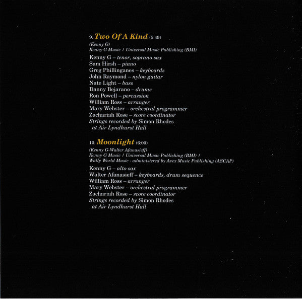 New Standards - G, Kenny