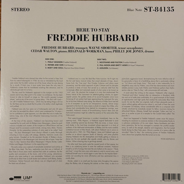 Here To Stay - Hubbard, Freddie