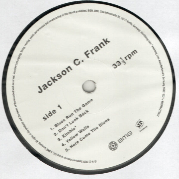 JACKSON C. FRANK - FRANK,JACKSON C.