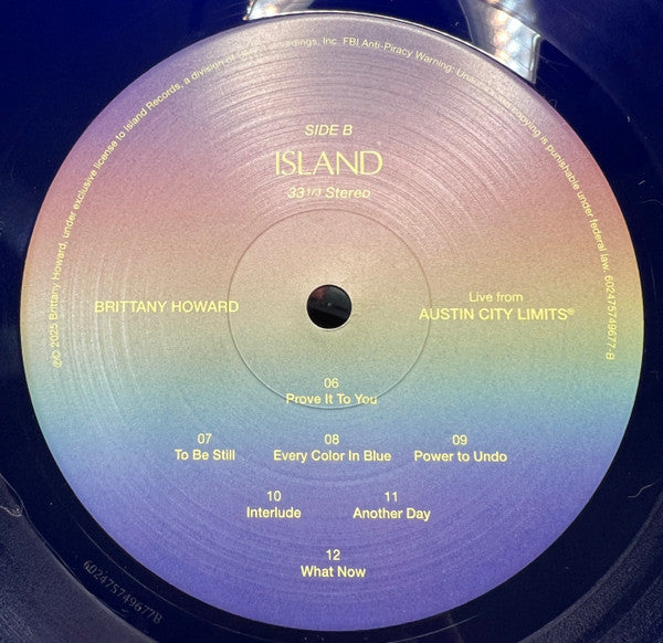 Live From Austin City Limits [Electric Blue LP] - Howard, Brittany