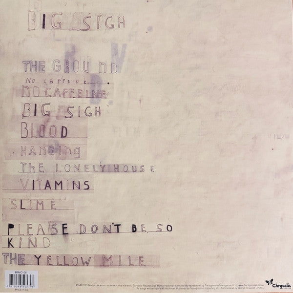 Big Sigh - Hackman, Marika