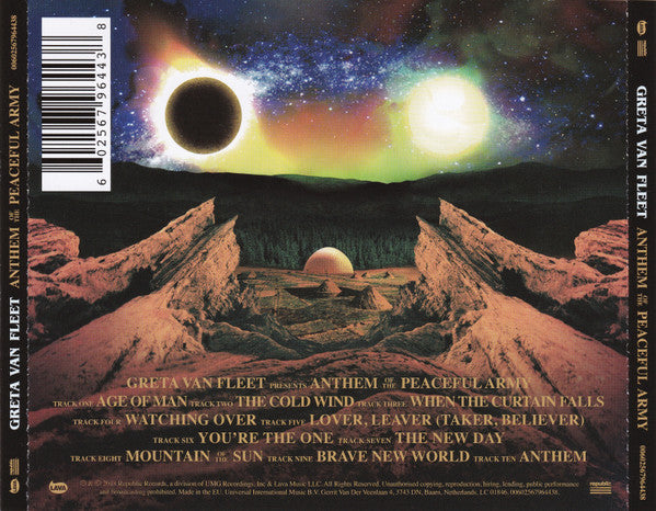 Anthem Of The Peaceful Army - Greta Van Fleet