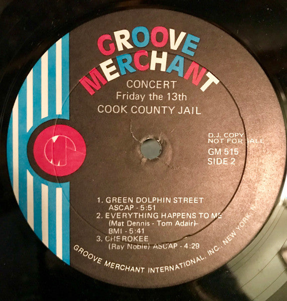 Friday The 13th. Cook County Jail. - McGriff, Jimmy